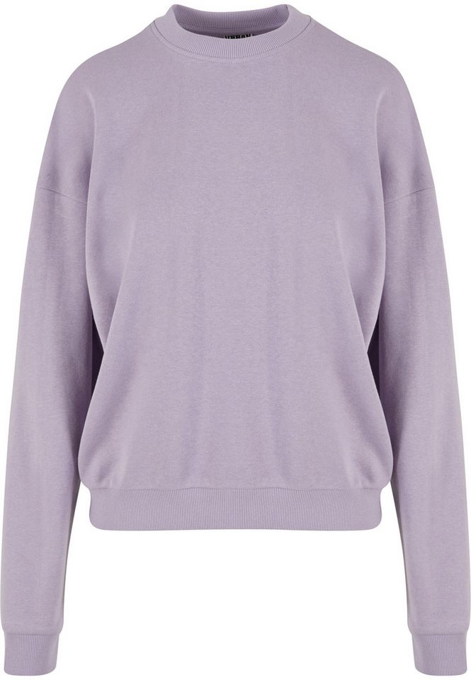 URBAN CLASSICS Sweater Urban Classics Damen Ladies Oversized Light Terry Crewneck von URBAN CLASSICS