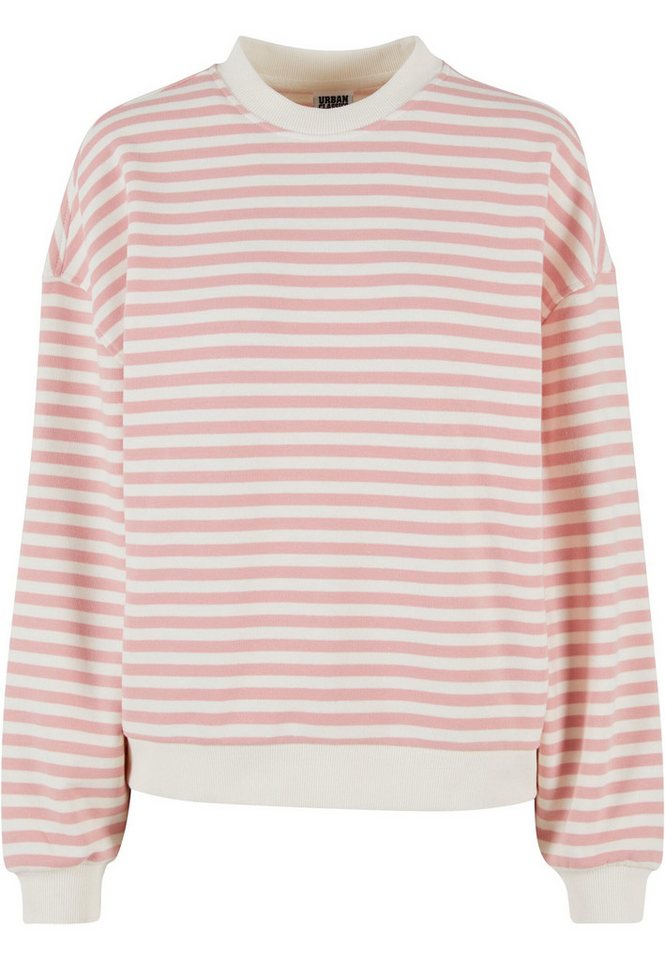 URBAN CLASSICS Sweater Urban Classics Damen Ladies Oversized Striped Crewneck von URBAN CLASSICS