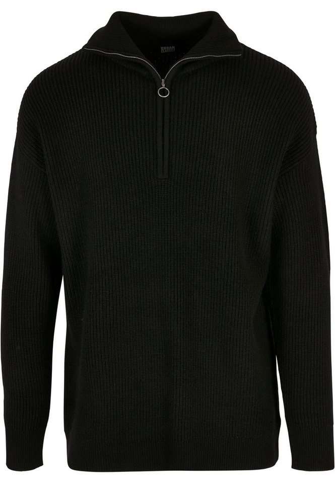 URBAN CLASSICS Sweater Urban Classics Herren Oversized Knitted Troyer (1-tlg) von URBAN CLASSICS