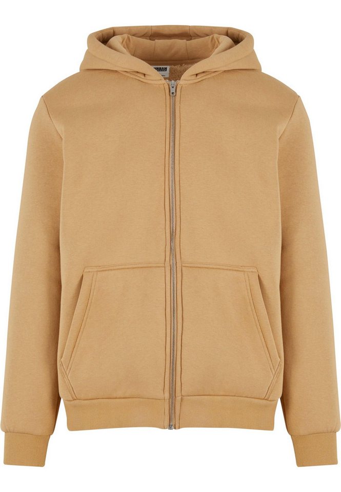 URBAN CLASSICS Sweatjacke Urban Classics Bonded Sherpa Zip Hoody von URBAN CLASSICS