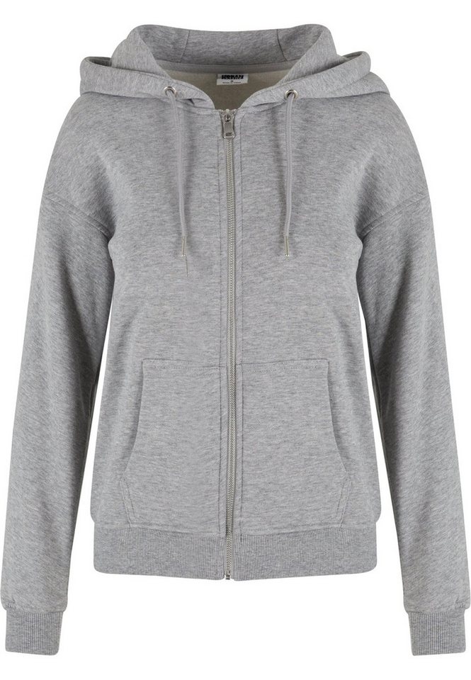 URBAN CLASSICS Sweatjacke Urban Classics Damen Ladies Classic Zip Hoody (1-tlg) von URBAN CLASSICS