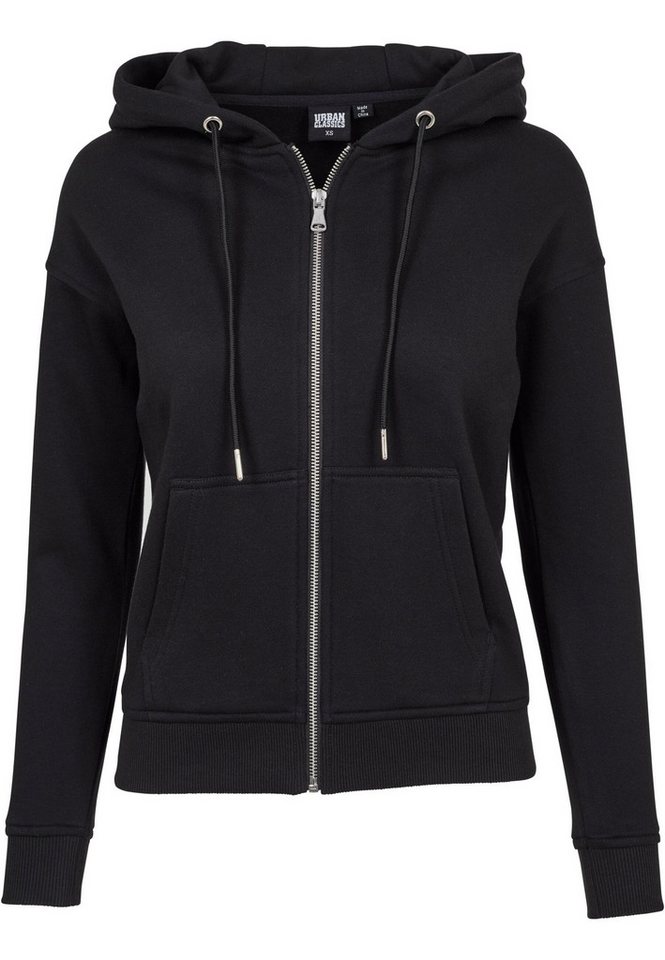 URBAN CLASSICS Sweatjacke Urban Classics Damen Ladies Classic Zip Hoody (1-tlg) von URBAN CLASSICS