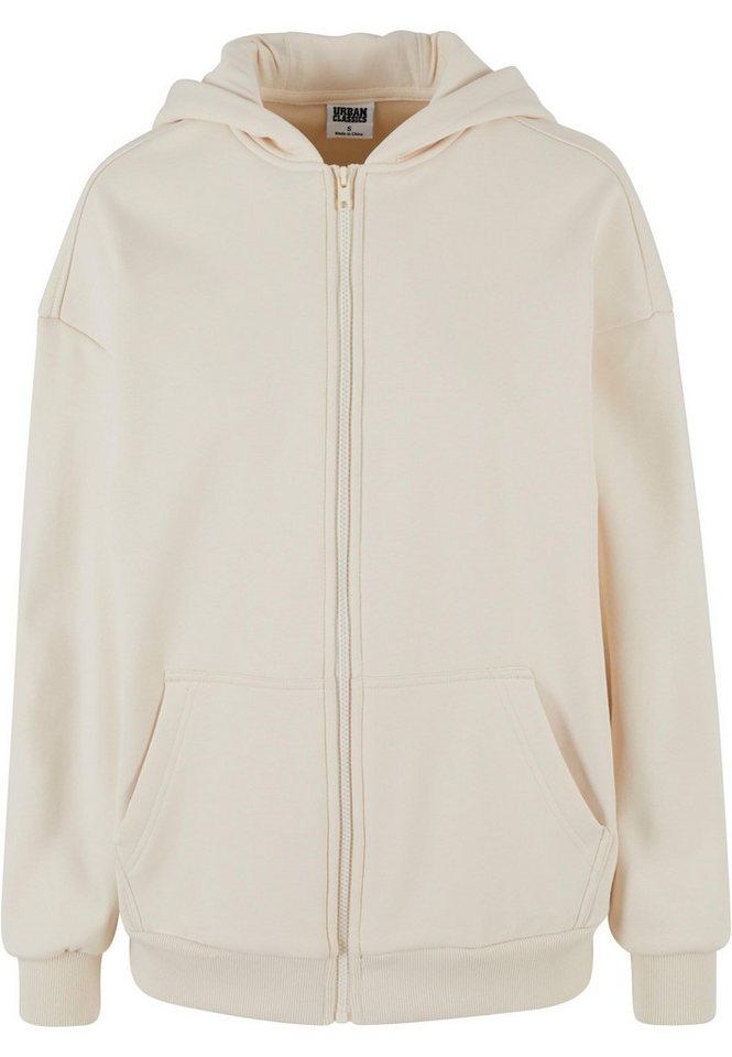 URBAN CLASSICS Sweatjacke Urban Classics Damen Ladies Cozy Oversized Zip Hoody von URBAN CLASSICS