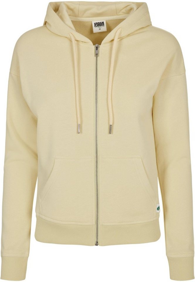 URBAN CLASSICS Sweatjacke Urban Classics Damen Ladies Organic Terry Zip Hoody (1-tlg) von URBAN CLASSICS
