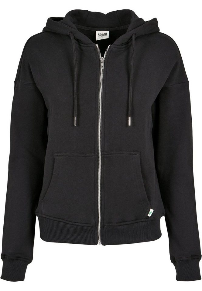 URBAN CLASSICS Sweatjacke Urban Classics Damen Ladies Organic Terry Zip Hoody (1-tlg) von URBAN CLASSICS