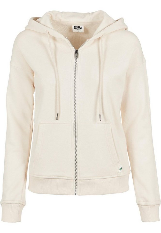 URBAN CLASSICS Sweatjacke Urban Classics Damen Ladies Organic Terry Zip Hoody (1-tlg) von URBAN CLASSICS