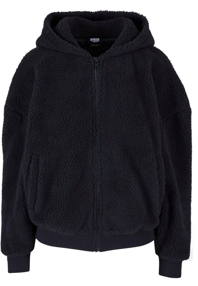 URBAN CLASSICS Sweatjacke Urban Classics Damen Ladies Oversized Sherpa Zip Hoody von URBAN CLASSICS