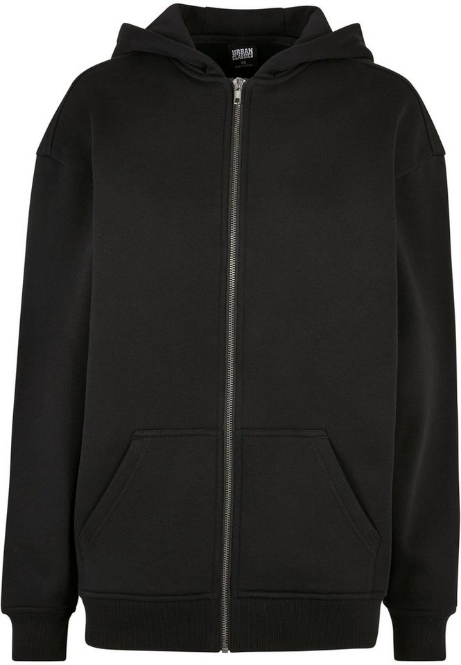 URBAN CLASSICS Sweatjacke Urban Classics Damen Ladies Oversized Zip Hoody (1-tlg) von URBAN CLASSICS