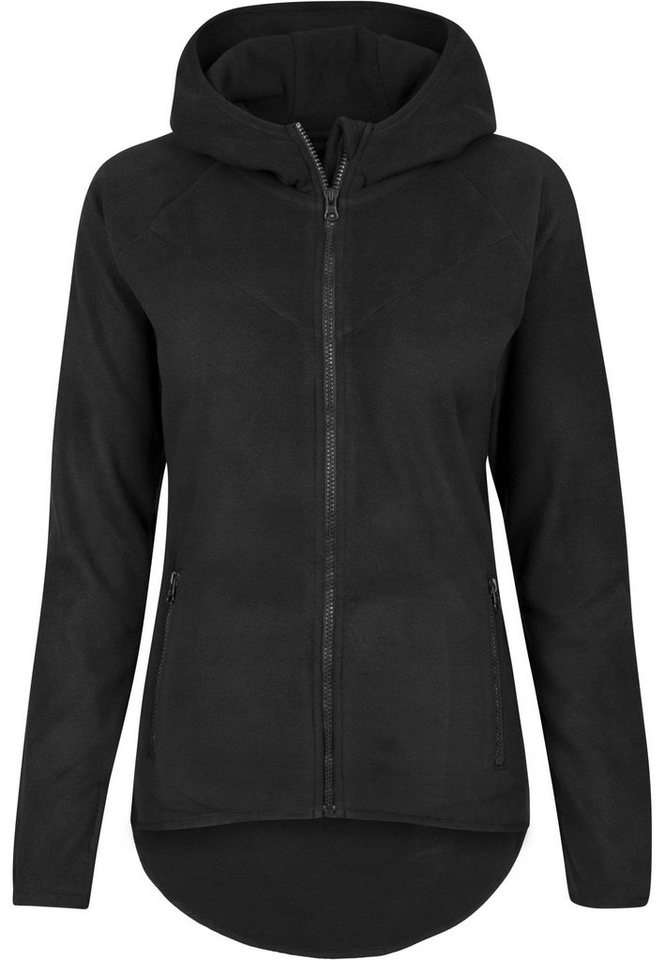 URBAN CLASSICS Sweatjacke Urban Classics Damen Ladies Polar Fleece Zip Hoody (1-tlg) von URBAN CLASSICS