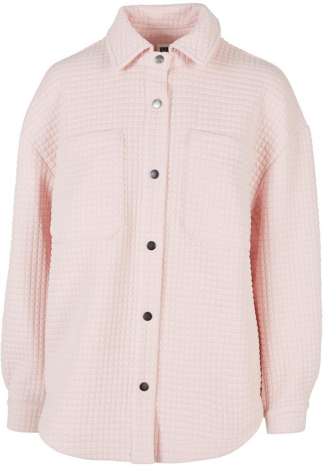 URBAN CLASSICS Sweatjacke Urban Classics Damen Ladies Quilted Sweat Overshirt (1-tlg) von URBAN CLASSICS