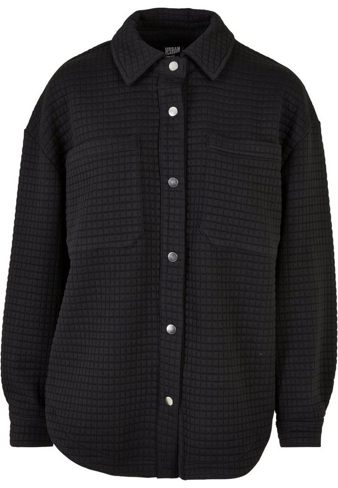 URBAN CLASSICS Sweatjacke Urban Classics Damen Ladies Quilted Sweat Overshirt (1-tlg) von URBAN CLASSICS