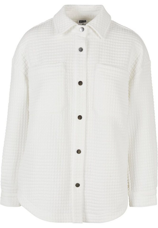 URBAN CLASSICS Sweatjacke Urban Classics Damen Ladies Quilted Sweat Overshirt (1-tlg) von URBAN CLASSICS