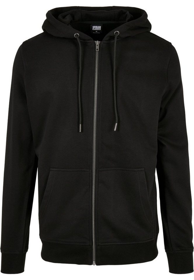 URBAN CLASSICS Sweatjacke Urban Classics Herren Basic Terry Zip Hoody (1-tlg) von URBAN CLASSICS