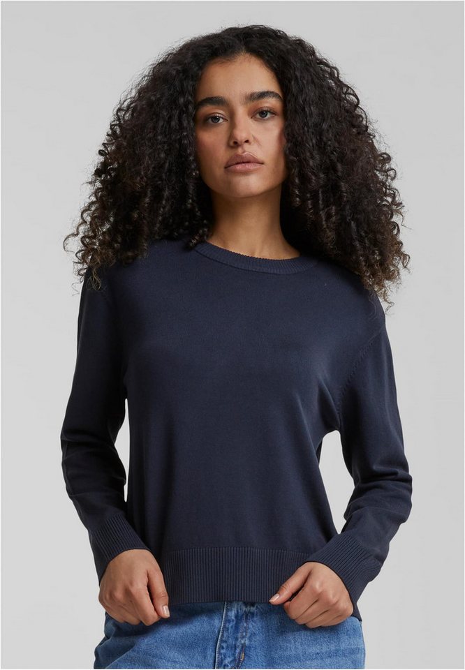 URBAN CLASSICS Sweatshirt Ladies Knitted Roundneck Sweater Damen Pullover von URBAN CLASSICS