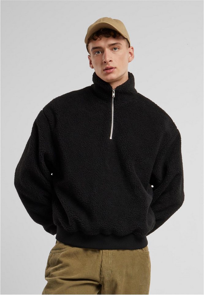 URBAN CLASSICS Sweatshirt Oversized Teddy Troyer Herren Halfzip Pullover von URBAN CLASSICS