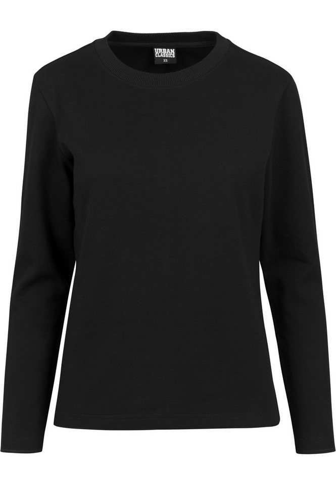 URBAN CLASSICS Sweatshirt Urban Classics Damen Ladies Athletic Interlock Crewneck (1-tlg) von URBAN CLASSICS