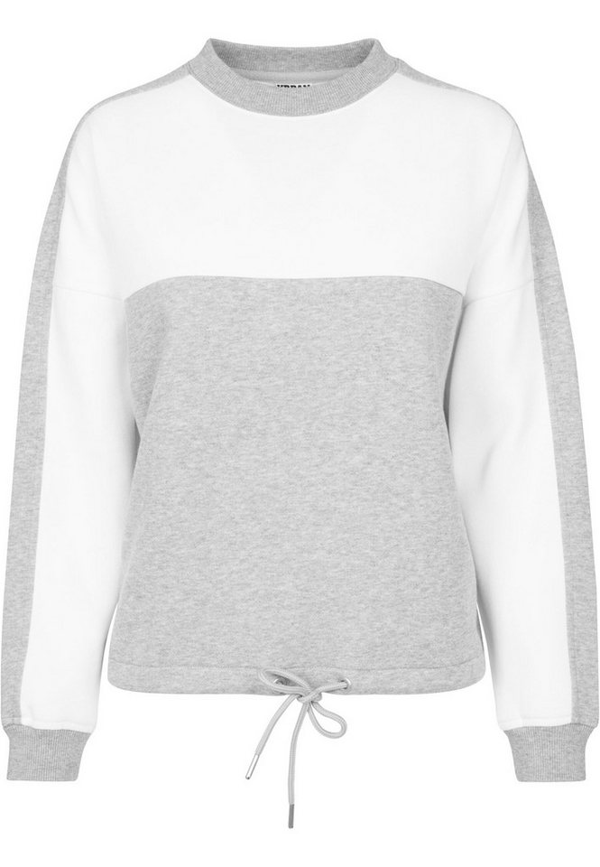 URBAN CLASSICS Sweatshirt Urban Classics Damen Ladies Oversize 2-Tone Stripe Crew (1-tlg) von URBAN CLASSICS