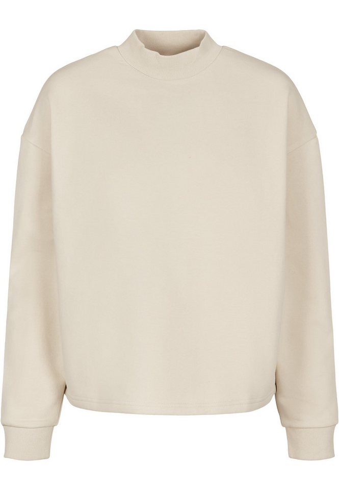URBAN CLASSICS Sweatshirt Urban Classics Damen Ladies Oversized High Neck Crew (1-tlg) von URBAN CLASSICS
