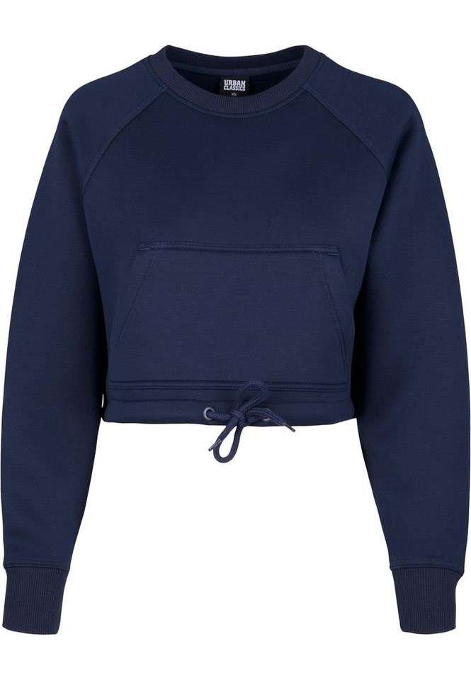 URBAN CLASSICS Sweatshirt Urban Classics Damen Ladies Oversized Short Raglan Crew (1-tlg) von URBAN CLASSICS