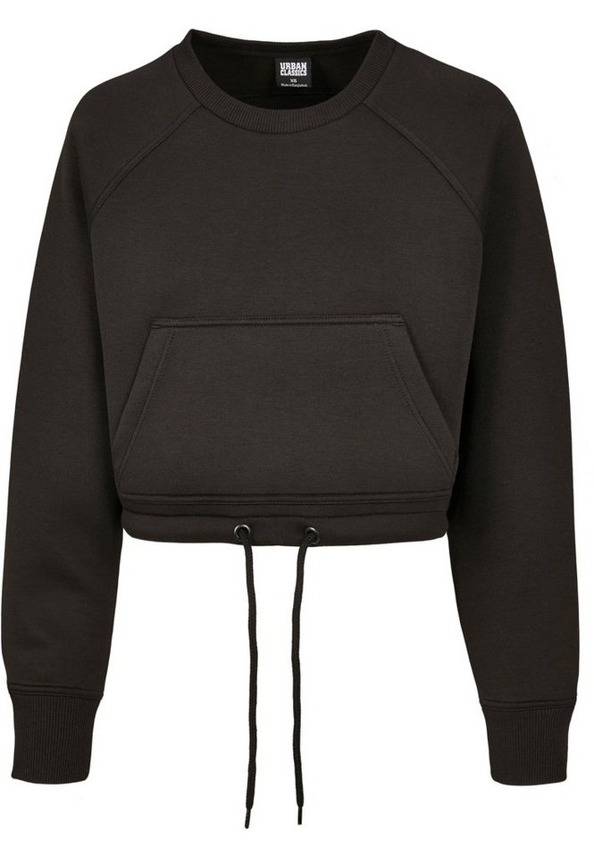 URBAN CLASSICS Sweatshirt Urban Classics Damen Ladies Oversized Short Raglan Crew (1-tlg) von URBAN CLASSICS