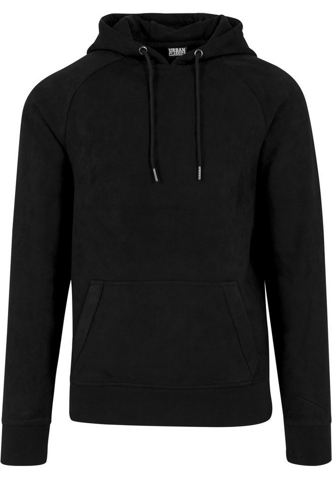 URBAN CLASSICS Sweatshirt Urban Classics Herren Imitation Suede Hoody (1-tlg) von URBAN CLASSICS