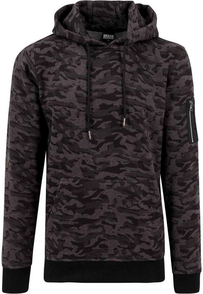 URBAN CLASSICS Sweatshirt Urban Classics Herren Sweat Camo Bomber Hoody (1-tlg) von URBAN CLASSICS