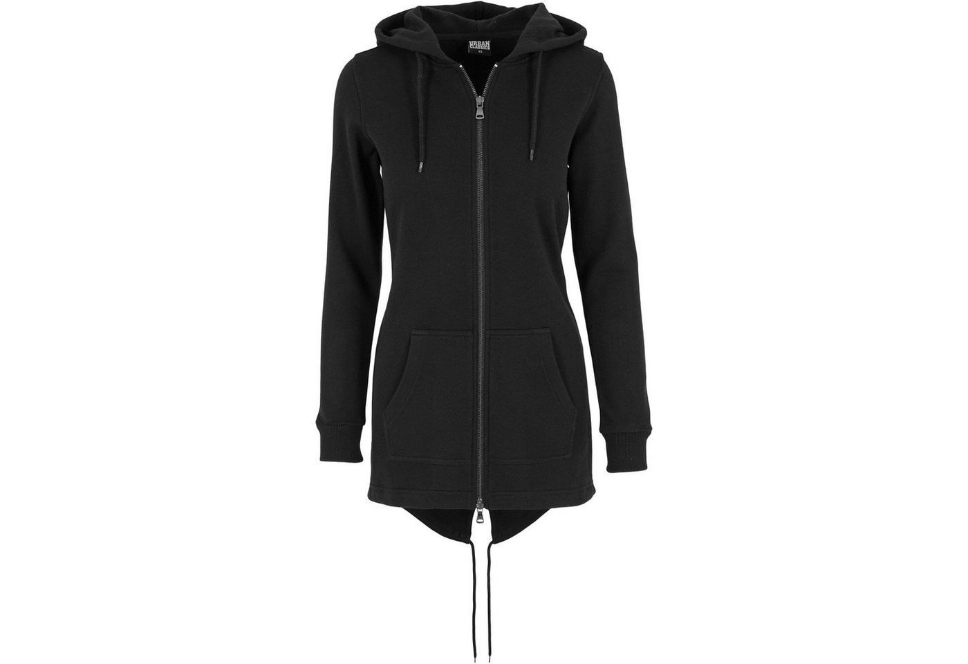 URBAN CLASSICS Sweatshirt Urban Classics Damen Ladies Sweat Parka von URBAN CLASSICS