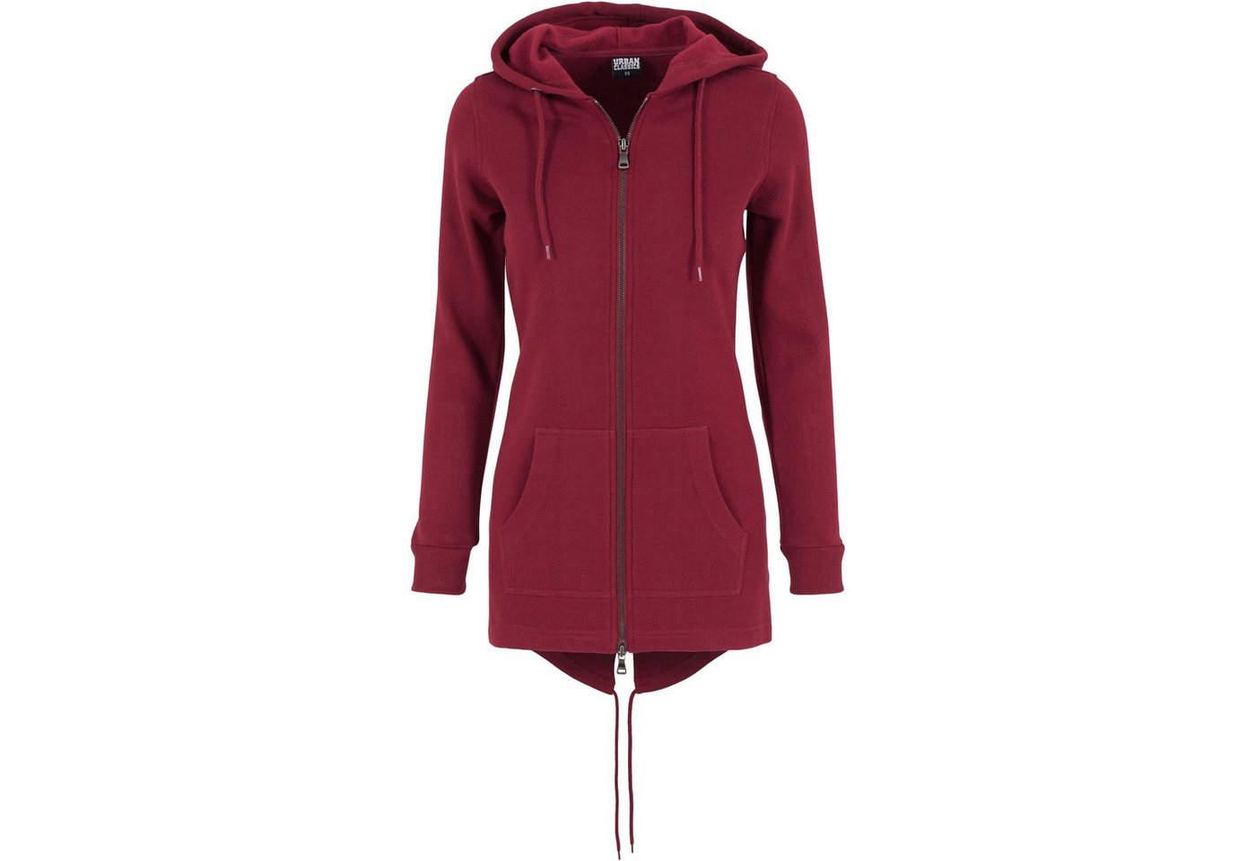 URBAN CLASSICS Sweatshirt Urban Classics Damen Ladies Sweat Parka von URBAN CLASSICS