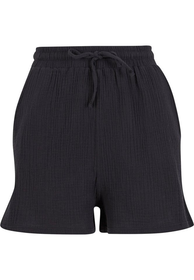 URBAN CLASSICS Sweatshorts Urban Classics Ladies Musselin Shorts (1-tlg) von URBAN CLASSICS