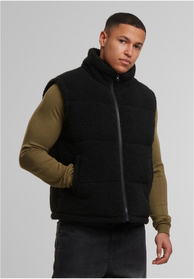 URBAN CLASSICS Sweatweste Basic Teddy Puffer Vest von URBAN CLASSICS