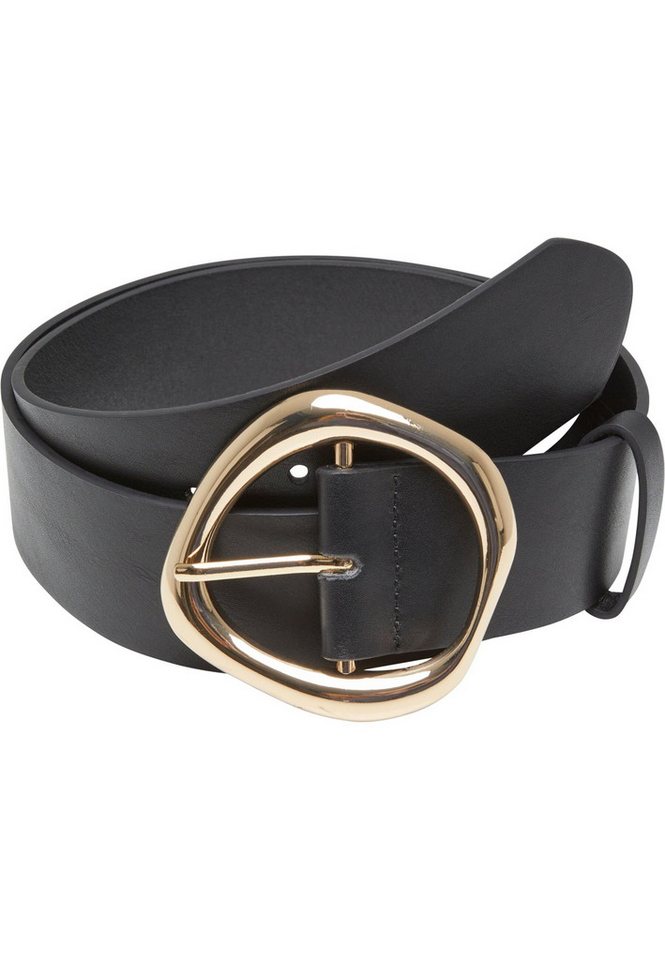 URBAN CLASSICS Synthetikgürtel Urban Classics Organic Buckle Shaped Synthetic Leather Belt von URBAN CLASSICS