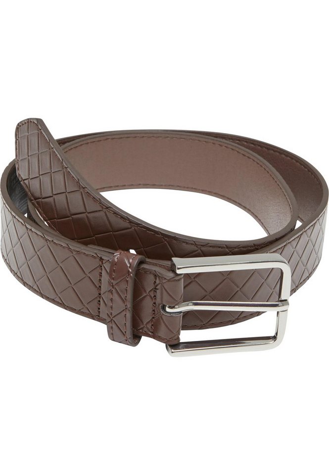 URBAN CLASSICS Synthetikgürtel Urban Classics Woven Embossed Synthetic Leather Belt von URBAN CLASSICS