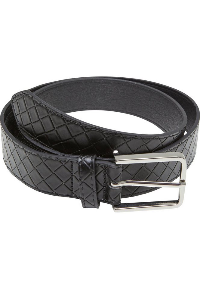 URBAN CLASSICS Synthetikgürtel Urban Classics Woven Embossed Synthetic Leather Belt von URBAN CLASSICS