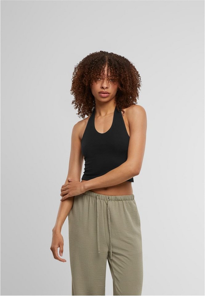 URBAN CLASSICS T-Shirt Ladies Basic Neckholder Jersey Top von URBAN CLASSICS