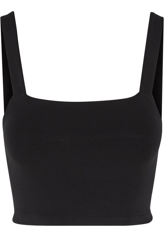 URBAN CLASSICS T-Shirt Urban Classics Damen Ladies Cropped Top (1-tlg) von URBAN CLASSICS