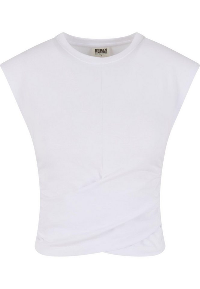 URBAN CLASSICS T-Shirt Urban Classics Ladies Cropped Wrapped Top (1-tlg) von URBAN CLASSICS