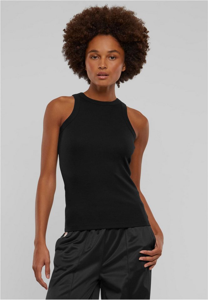 URBAN CLASSICS Tanktop Ladies Racer Back Rib Top Damen von URBAN CLASSICS