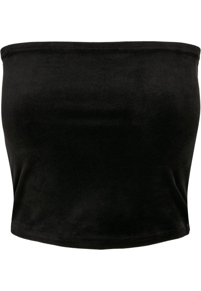 URBAN CLASSICS Sport-BH Urban Classics Damen Ladies Short Velvet Tube Top von URBAN CLASSICS