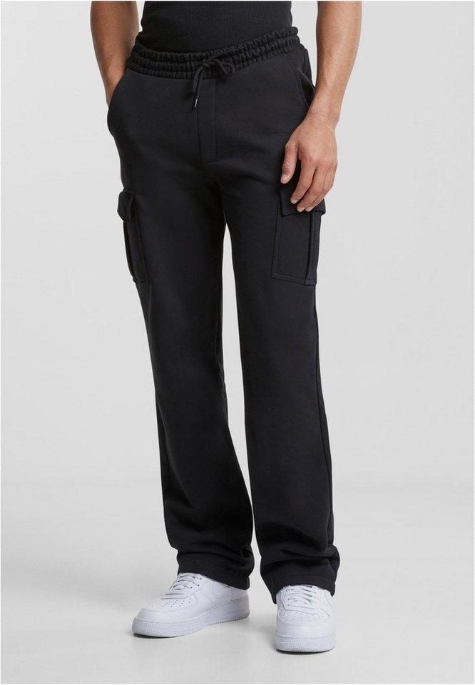 URBAN CLASSICS Trainingshose Heavy Straight Leg Cargo Sweatpants von URBAN CLASSICS