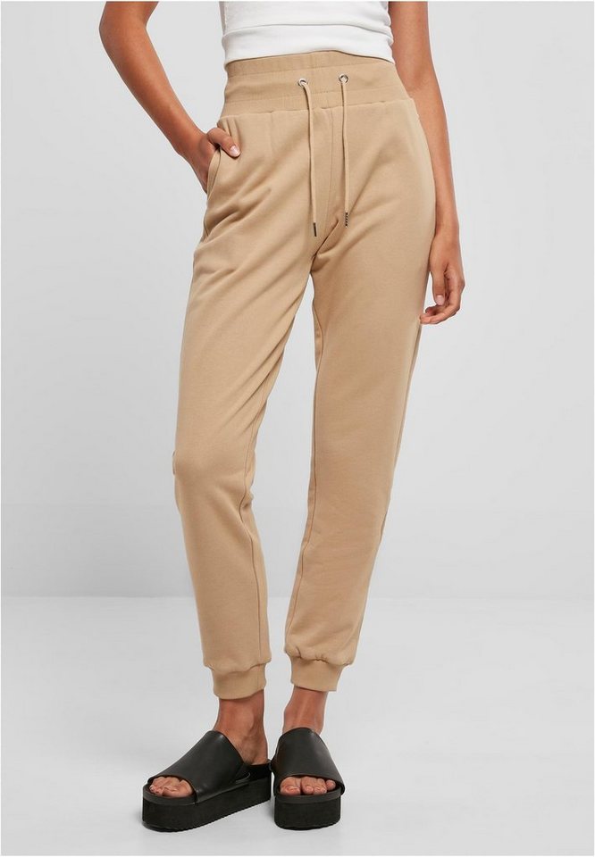 URBAN CLASSICS Trainingshose Ladies Organic High Waist Sweat Pants Jogginghose Damen von URBAN CLASSICS