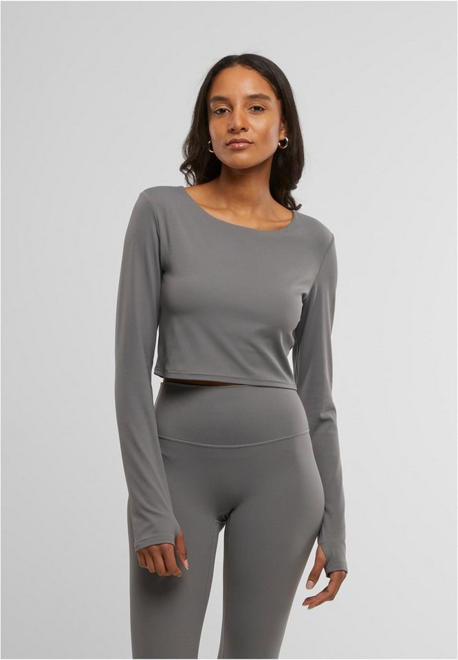 URBAN CLASSICS Trainingsshirt Damen Sports Longsleeve von URBAN CLASSICS