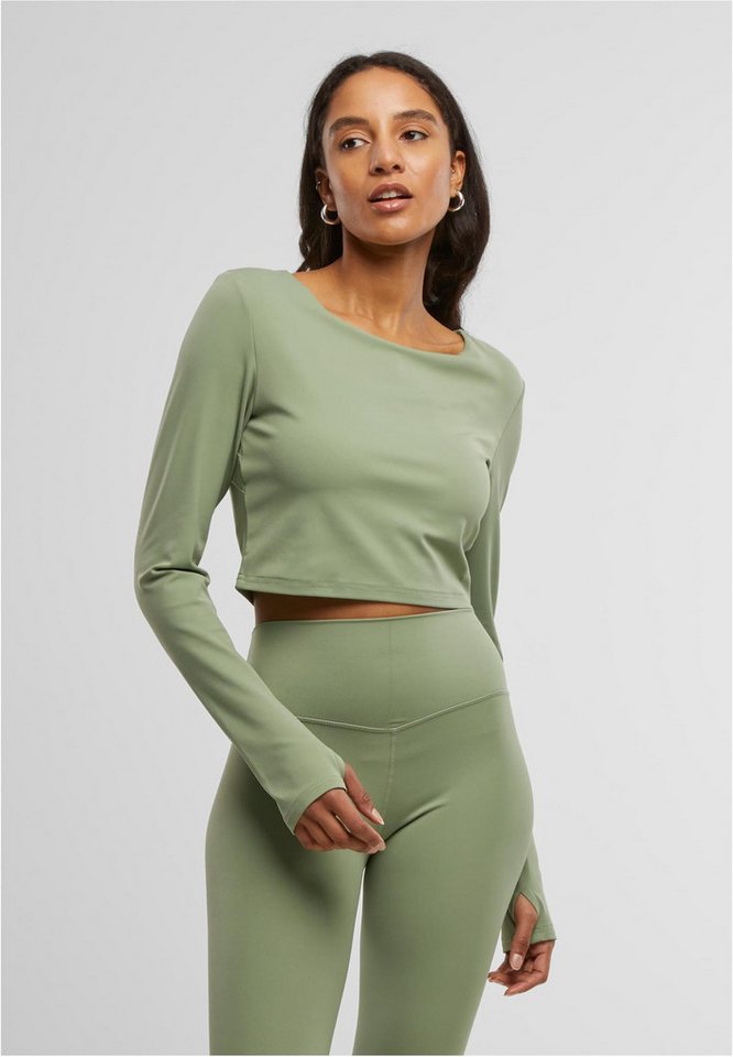 URBAN CLASSICS Trainingsshirt Damen Sports Longsleeve von URBAN CLASSICS