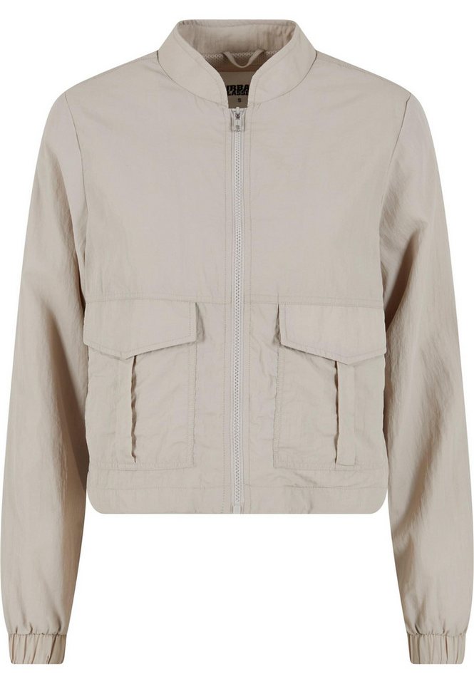 URBAN CLASSICS Windbreaker Urban Classics Ladies Short Crinkle Jacket (1-St) von URBAN CLASSICS