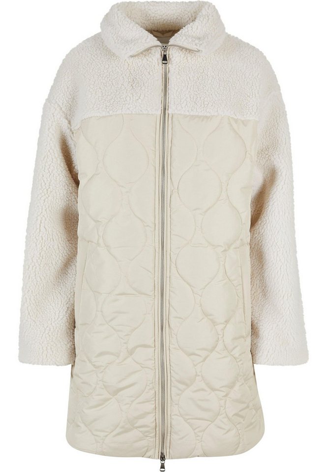 URBAN CLASSICS Winterjacke Urban Classics Damen Ladies Oversized Sherpa Quilted Coat (1-St) von URBAN CLASSICS