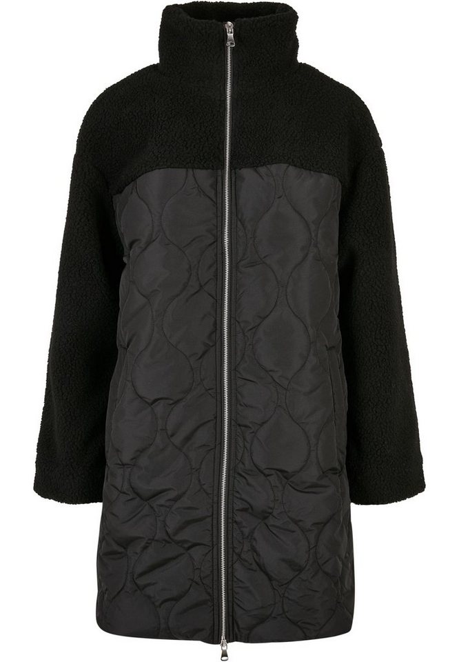 URBAN CLASSICS Winterjacke Damen Ladies Oversized Sherpa Quilted Coat (1-St) von URBAN CLASSICS