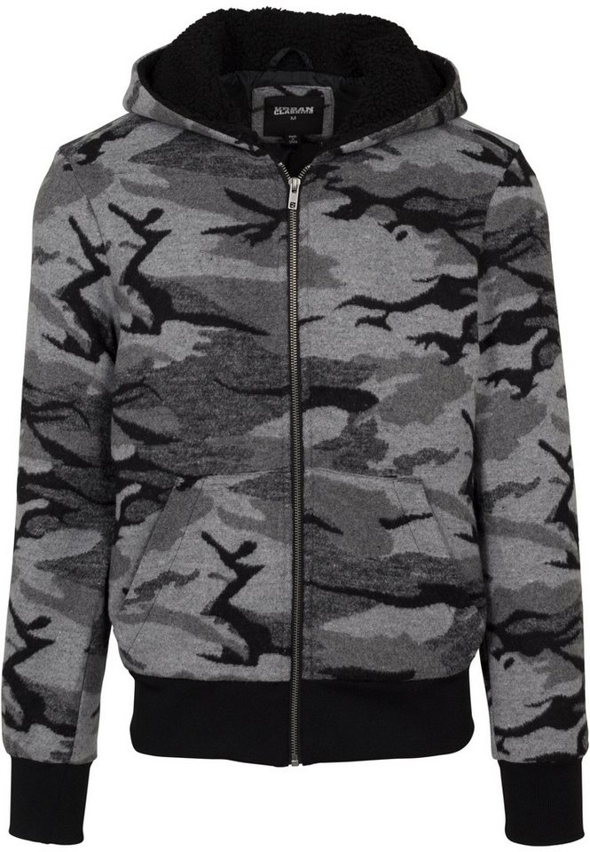 URBAN CLASSICS Winterjacke Urban Classics Herren Camo Zip Jacket (1-St) von URBAN CLASSICS