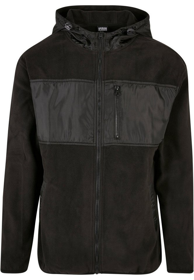 URBAN CLASSICS Winterjacke Herren Hooded Micro Fleece Jacket (1-St) von URBAN CLASSICS