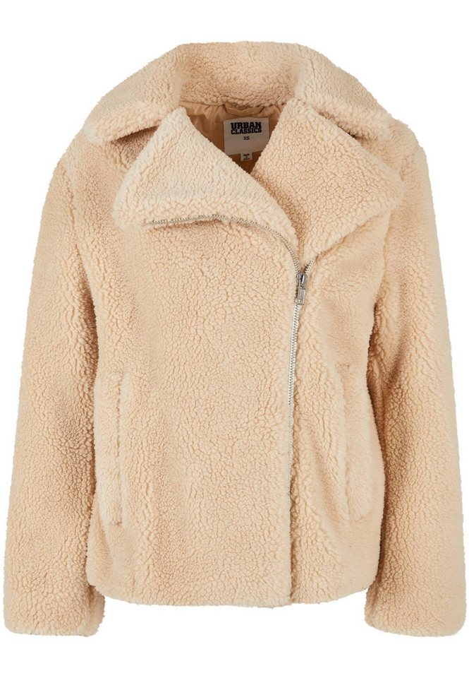 URBAN CLASSICS Winterjacke Urban Classics Damen Ladies Sherpa Biker Jacket (1-St) von URBAN CLASSICS