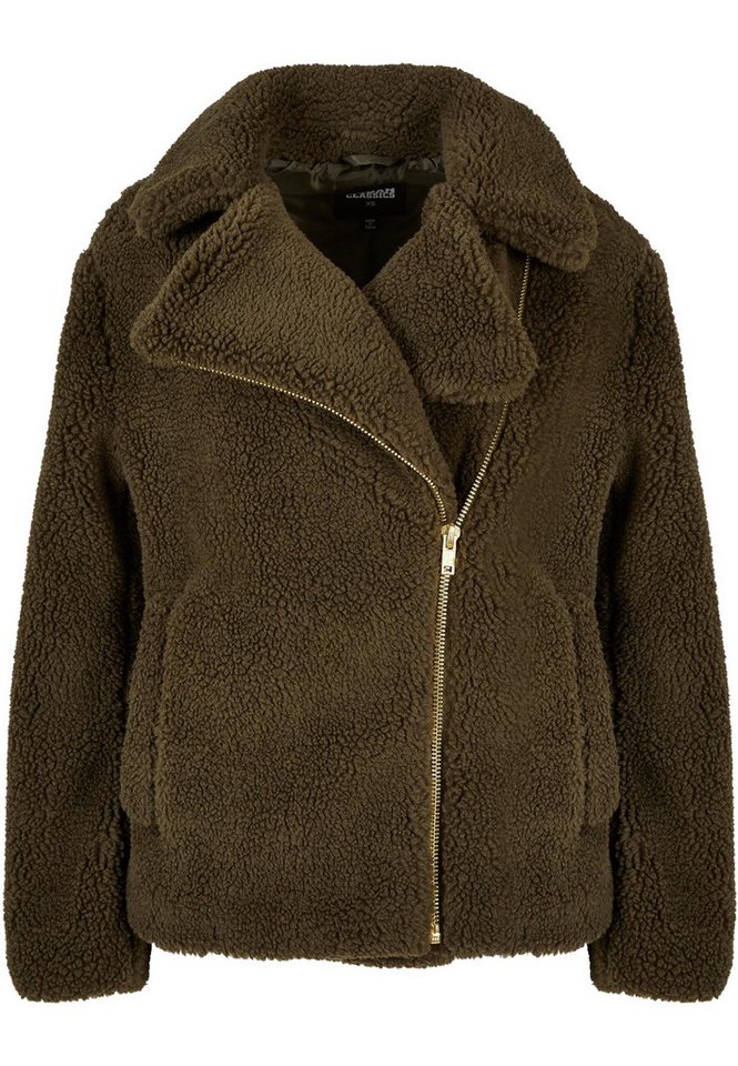 URBAN CLASSICS Winterjacke Urban Classics Damen Ladies Sherpa Biker Jacket (1-St) von URBAN CLASSICS