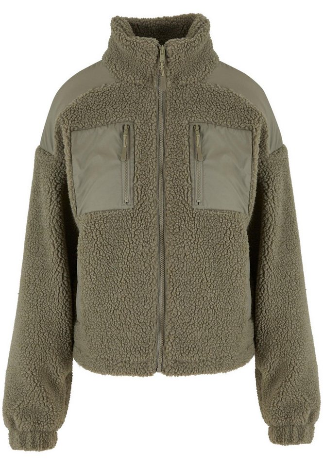 URBAN CLASSICS Winterjacke Urban Classics Damen Ladies Sherpa Mix Jacket (1-St) von URBAN CLASSICS
